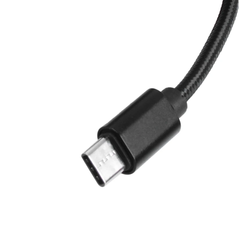 Кабель USB Type C QC 3 0 быстрая зарядка напряжение и Текущий Дисплей Плетеный кабель