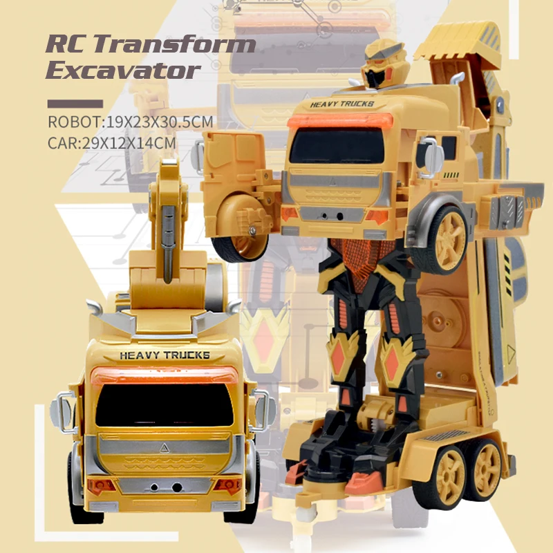 Игрушка для мальчиков экскаватор Gesto машинки RC 1:12 игрушки с музыкой RC инженерный автомобиль трактор 2,4G Роботизированный пульт дистанционного управления грузовик VS Huina