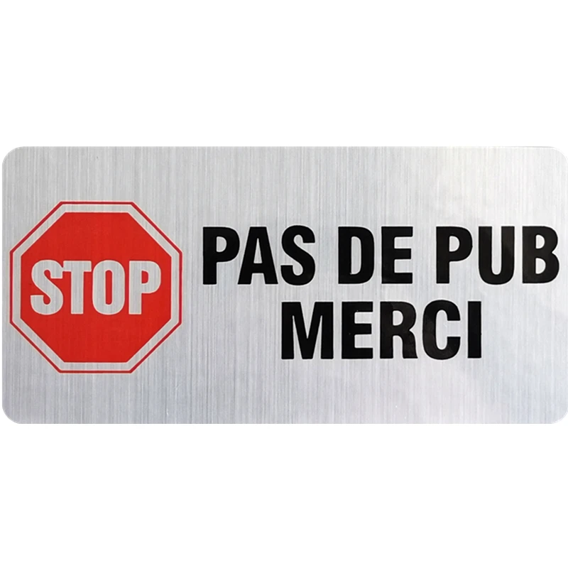 

Stop Pus De Pub Merci In French Car Stickers Decal Anime Cute Car Accessories Decoration Pegatinas Para Coche Window
