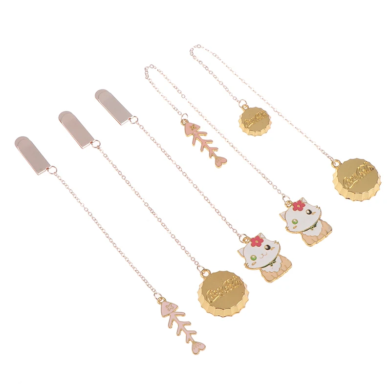 1 шт. милые металлические закладки канцелярские принадлежности школьные офисные