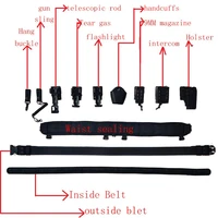 Tactical Multi-functional 12-piece set outer belt universal interchange adjustable outdoor multi-functional hunting belt