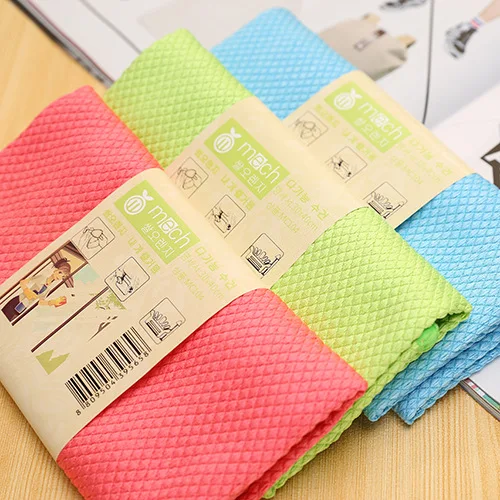 

Kitchen Towel Cleaning Cloth Bamboo Fiber multifunction dishcloth absorbent glass household Cleaning clothes Kitchen Tools