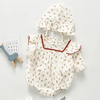 infant baby girl rompershat cotton long sleeve one piece outfit toddler baby girls clothes newborn baby girls jumpsuit