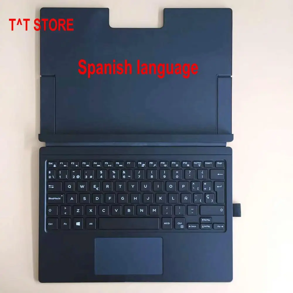 

For Dell Latitude 7275 for XPS 12 9250 Ultrabook Keyboard Base Dock Case K14M SP Spanish version free shipping