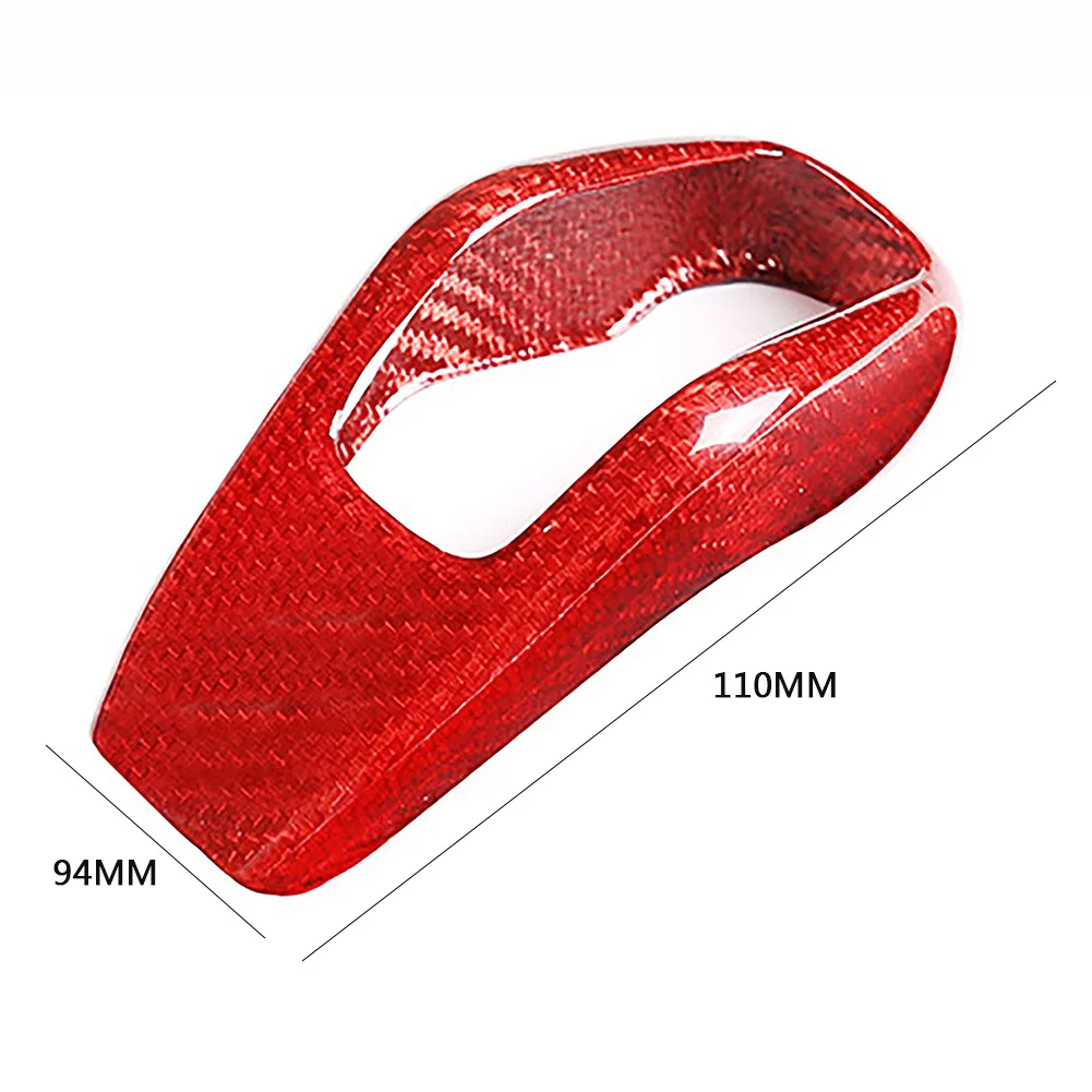 

Gear Shift Stick Knob Carbon fiber Car Automatic Hand Ball for Land Rover Range Rover Sport 2018-2020 Red Car Styling