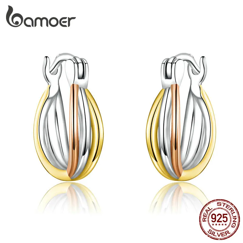 

Серьги Memnon из настоящего серебра 925 пробы двухцветные для женщин эффектные ювелирные изделия серьги женские подарок 2020 бижутерия SCE719