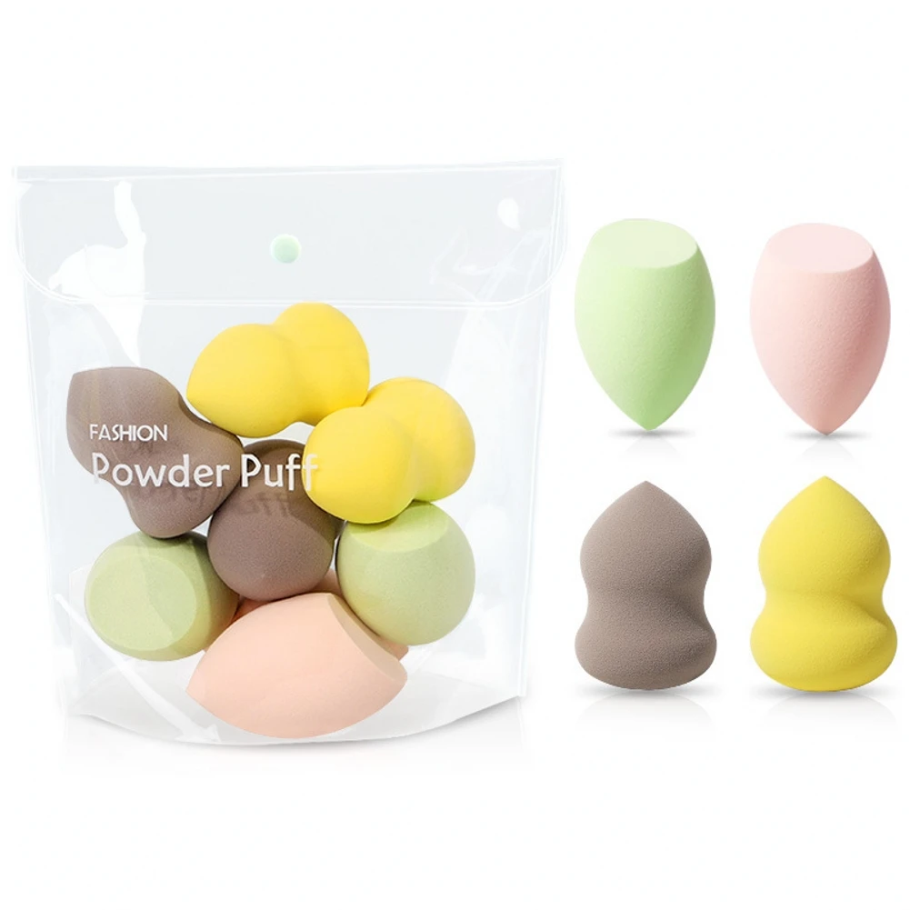 

8pcs Makeup Sponge Set Beauty Blender Cosmetic Puff Foundation Powder Concealer Cream Soft Sponges Women Face Make Up Tools