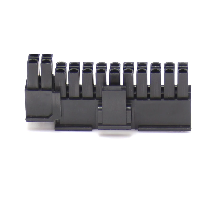 

10/50pcs 5557 4.2mm Black 20+4P 24P Automotive wiring harness connector Male for PC / computer graphics card PCI-E Power cable