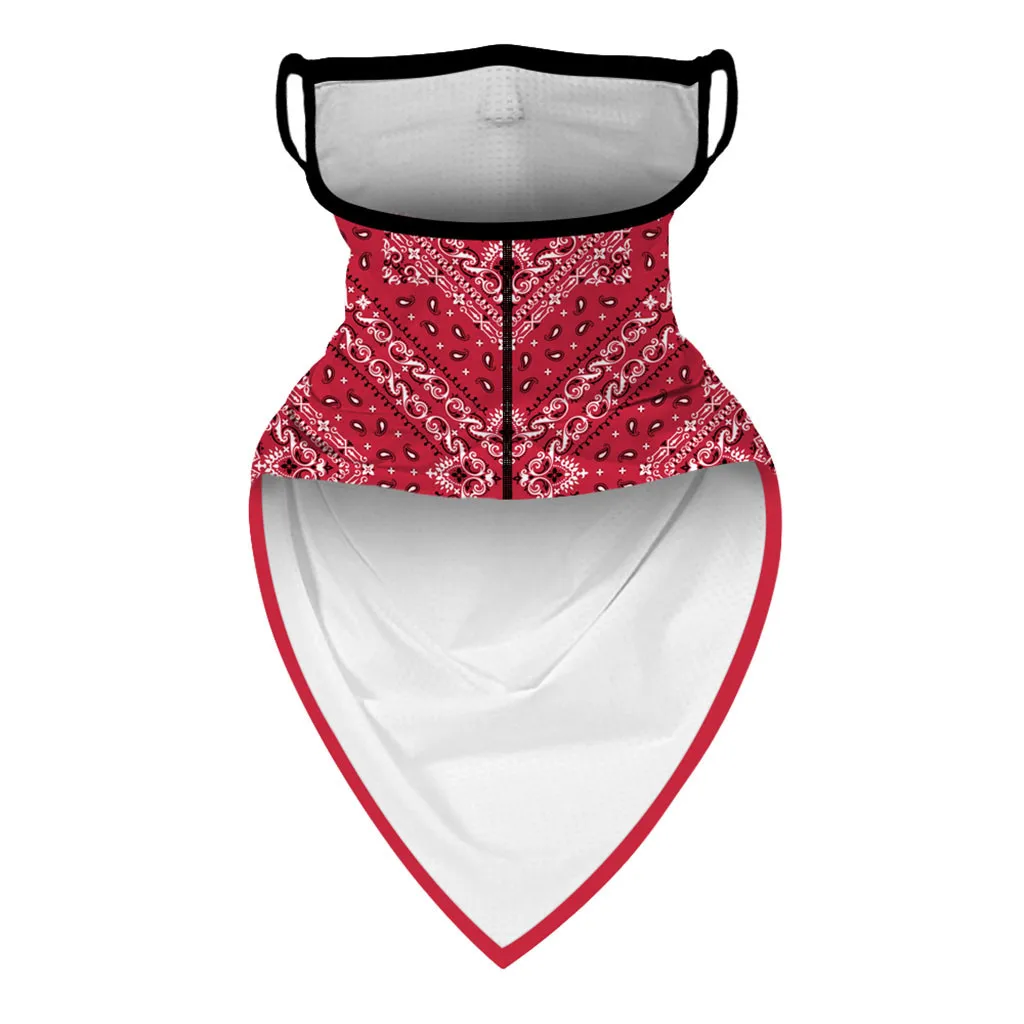 

Outdoor Print Seamless Ear Mask Sports Scarf Neck Tube Face Dust Riding Mask Mondmasker Mascara Scarf Halloween Cosplay Mask