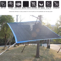 black 6 pin anti uv sunshade net home garden succulent plant shelter shading net outdoor awning swimming pool cover shade sail