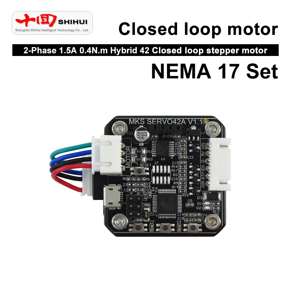Комплект шагового двигателя с замкнутым контуром NEMA 17 STM32 42 сервомотор MKS SERVO42A