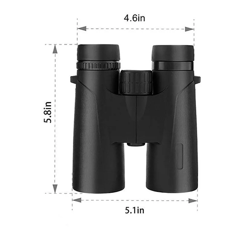 

The Best 12x42 Wide-angle Binoculars Low Light Night Vision Telescope Vision For Hunting Sport Outdoor Hiking Camping Telescopes