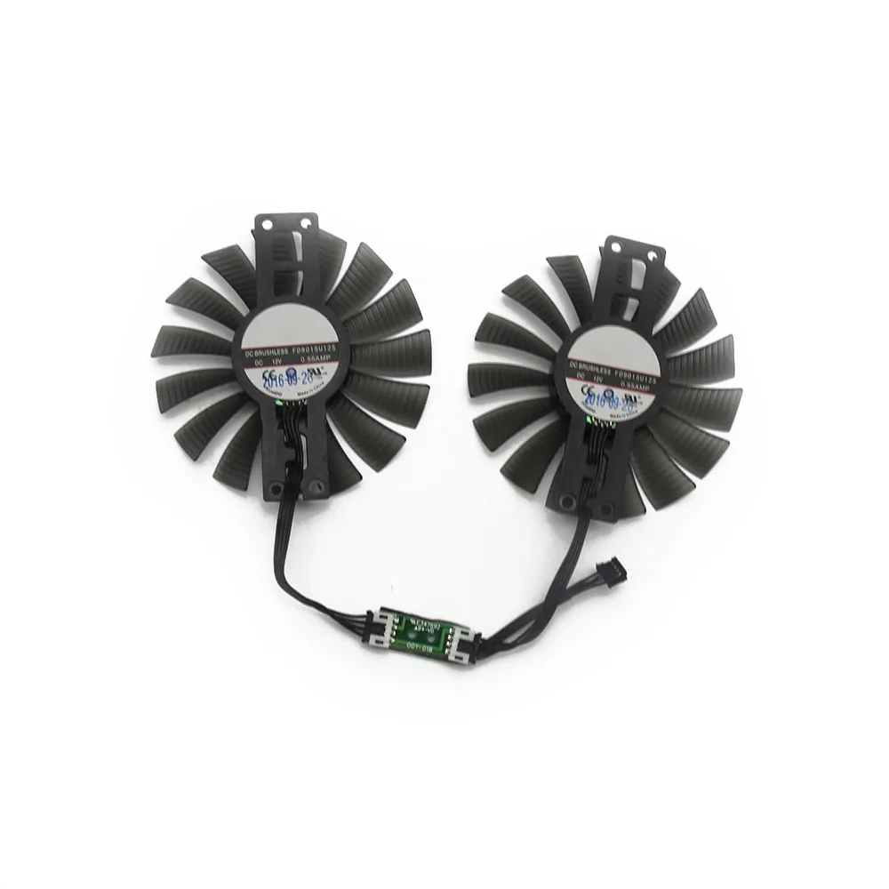 Новый оригинальный охлаждающий вентилятор для графики GAINWARD GTX1060 PHOENIX FD9015U12S DC12V 0.55A