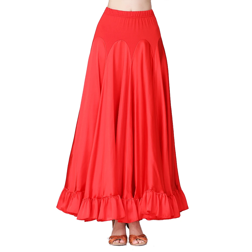 Ballroom Dance Skirts Modern Standard Performance Wear Women Tango Stage Competition Costumes Big Swing | Тематическая одежда и