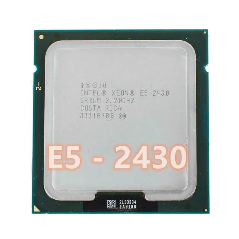 Процессор Intel Xeon E5-2430 E5 2430 2 ГГц шестиядерный двенадцатипоточный ЦПУ 15 Мб 95 Вт LGA 1356
