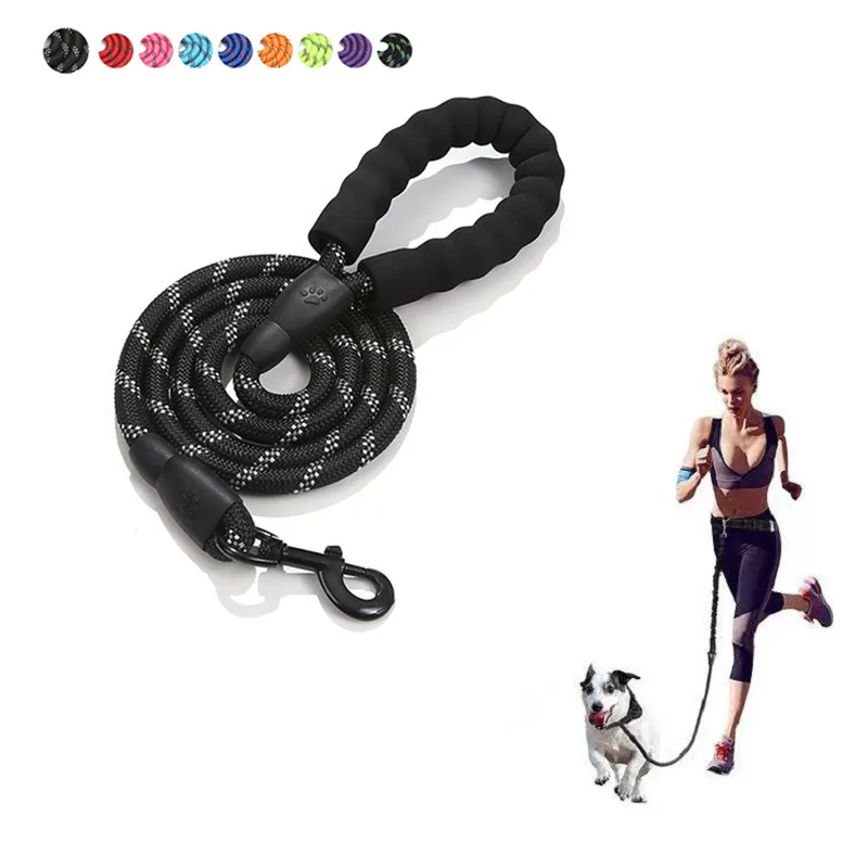 Светоотражающий нейлоновый поводок для больших собак тренировочные кроссовки