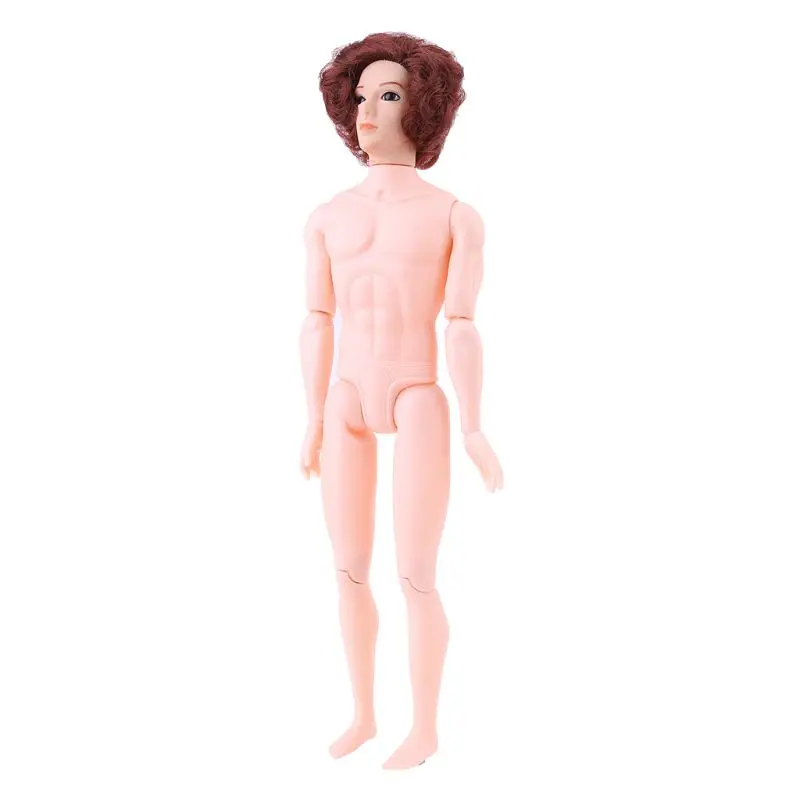 

30cm 12 Moveable Jointed Nude Naked Dolls Doll Body Brown Hair for Ken Boy Male Man Boyfriend Prince DIY Toys