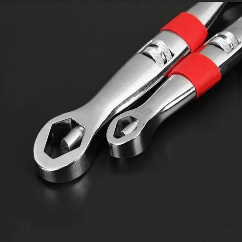 1PC Adjustable Wrench Portable Mini Bone Spanner Steel Multifunction Imperial Metric Double Offset Ring | Инструменты