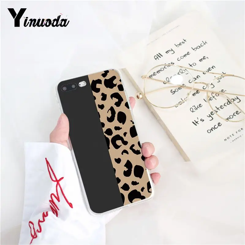Yinuoda Fashion Leopard Print Colorful Pattern TPU Soft Phone Case for iPhone 8 7 6 6S X XS MAX 5 5S SE XR 11 Pro Max | Мобильные