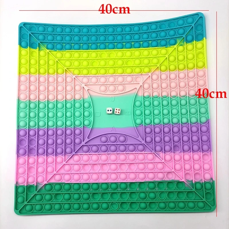 

2021 Hot 50cm Super Big Size Push Bubble Toys Autism Need Squishy Stress Reliever Toys Adult Kid Fidget Family Table Board Games