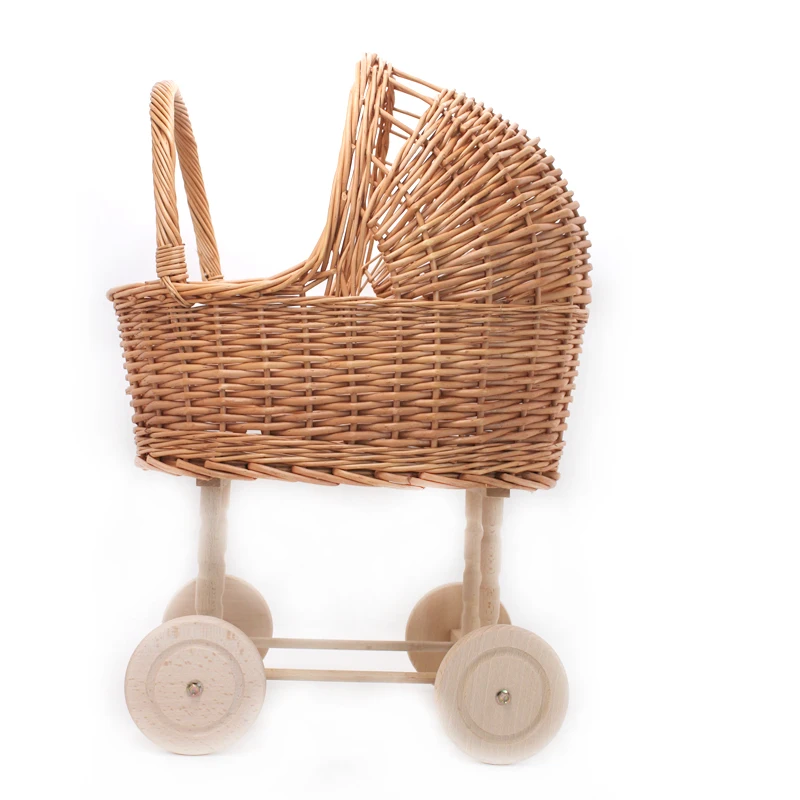 Vime Vintage 22inch 16inch Silicone Reborn Baby Doll Studio Photography Props Classical Style Stroller Trolley Pretend Play Toys