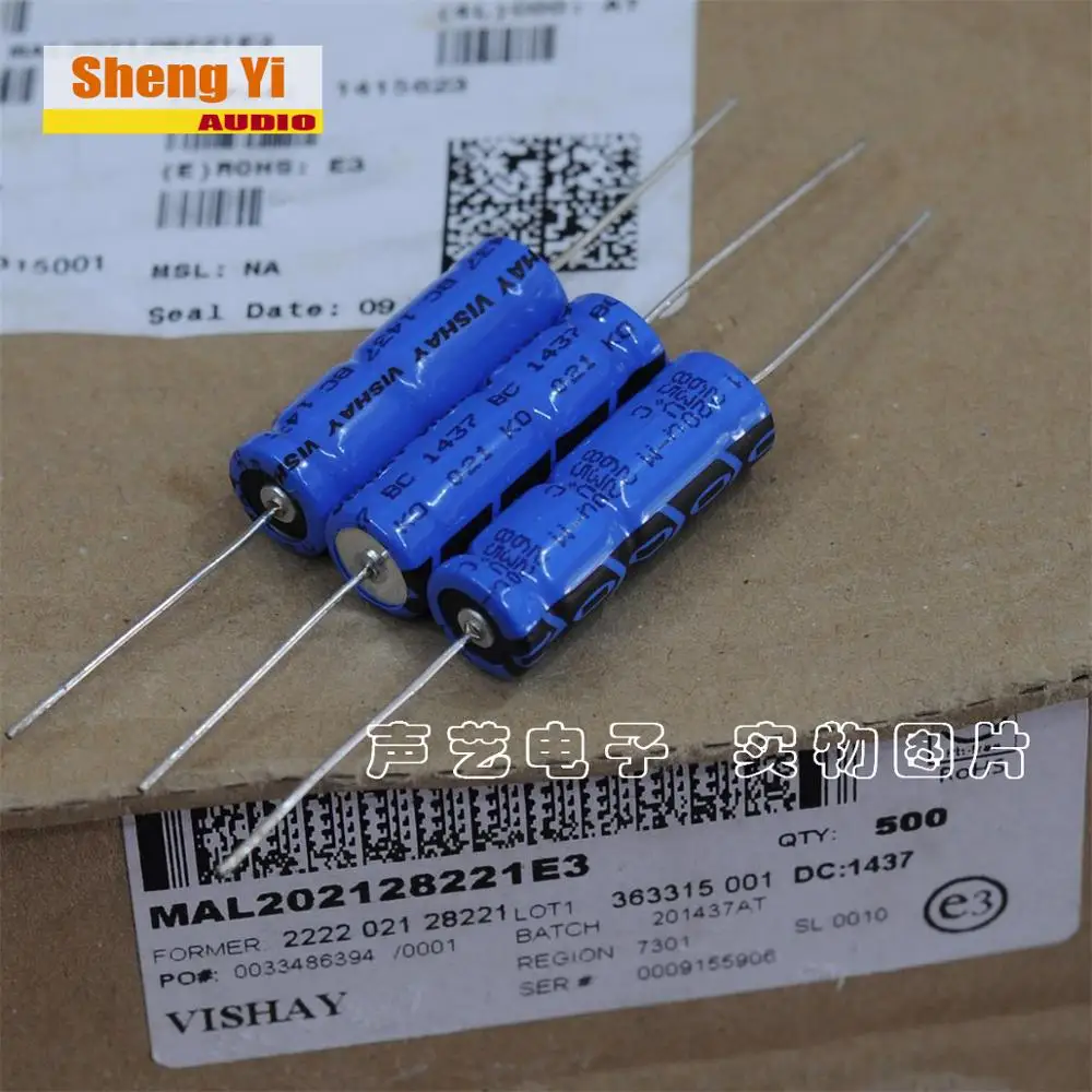 

2pcs Free shipping VISHAY BC 63V 220UF 021 KO axial fever electrolytic capacitor