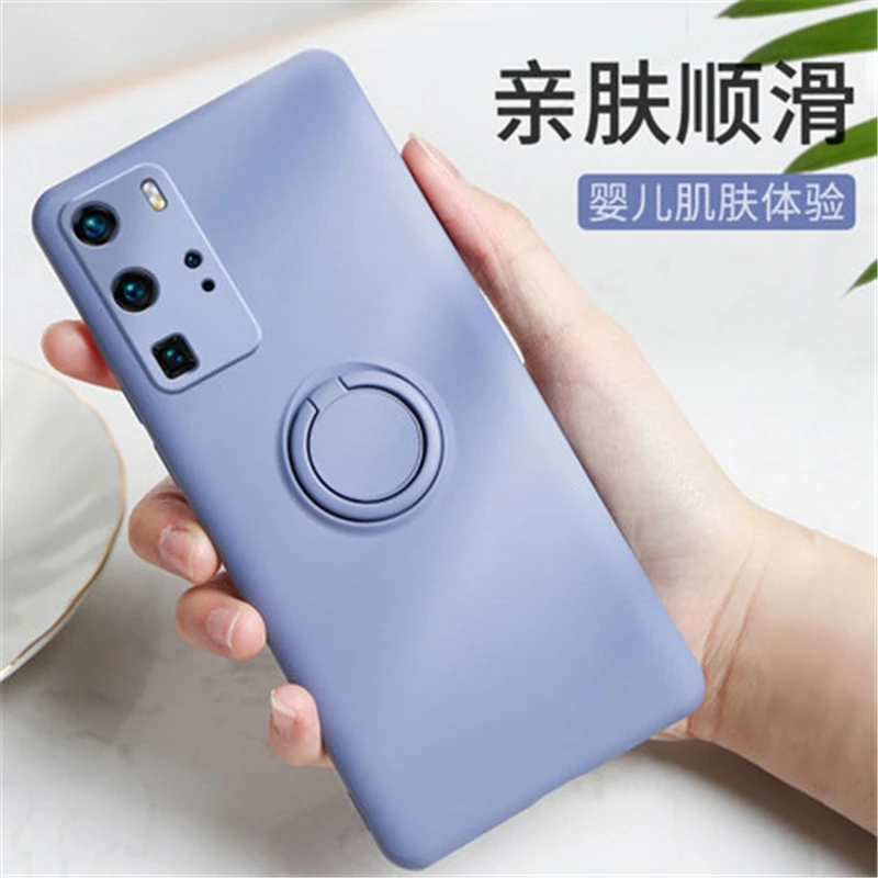 Мягкий жидкий силиконовый чехол для HUAWEI Mate 20 30 P20 P30 P40 Pro Lite 5G Nova 5T 7 Honor V S