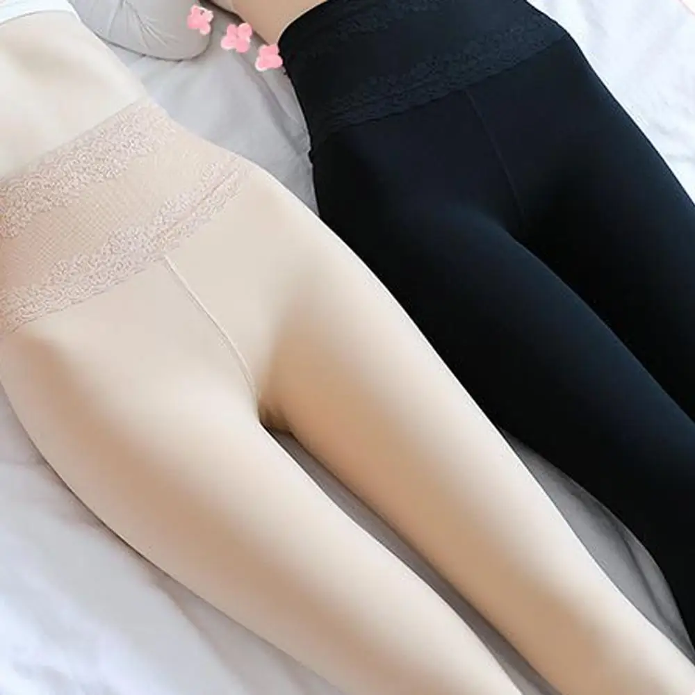 Warm Women's Plus Velvet Winter Leggings Ankle-Length Keep Solid Pants High Waist Large Size Women Free Shipping | Женская одежда