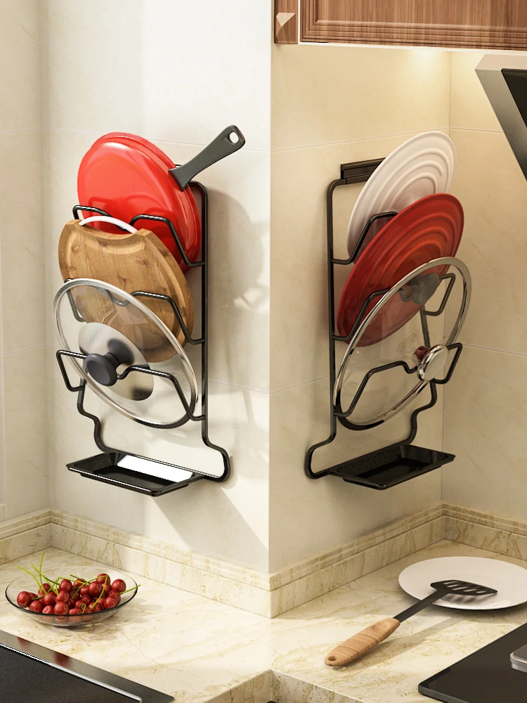 

Кухонная полка без отверстий, пространство, алюминиевая стена, искусственная разделочная доска, стеллаж для хранения, подвесная полка для кухонной утвари