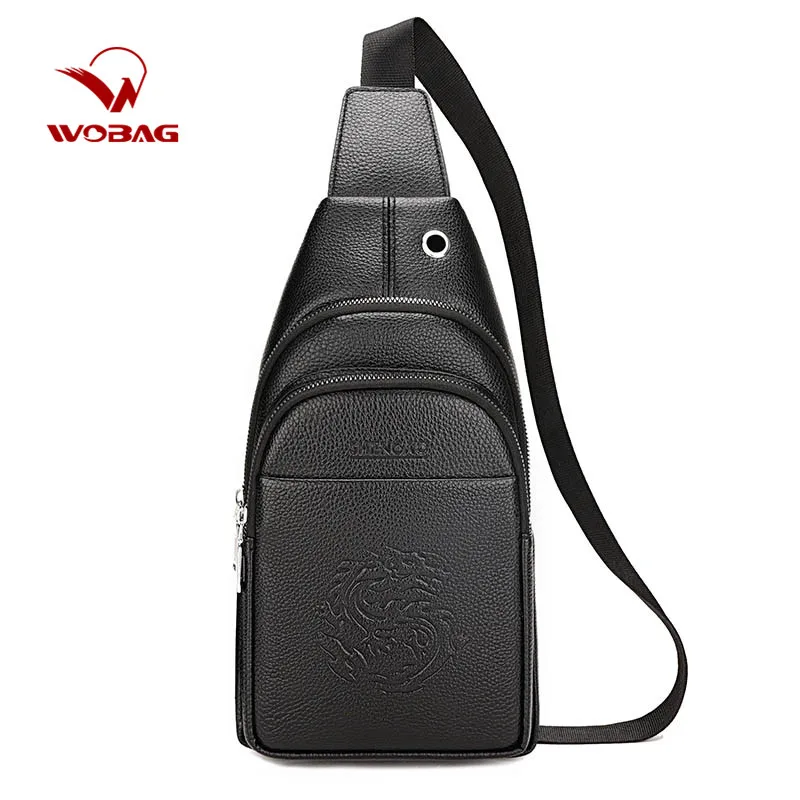 Модное на одно плечо мужская нагрудная сумка высокого качества Органайзер