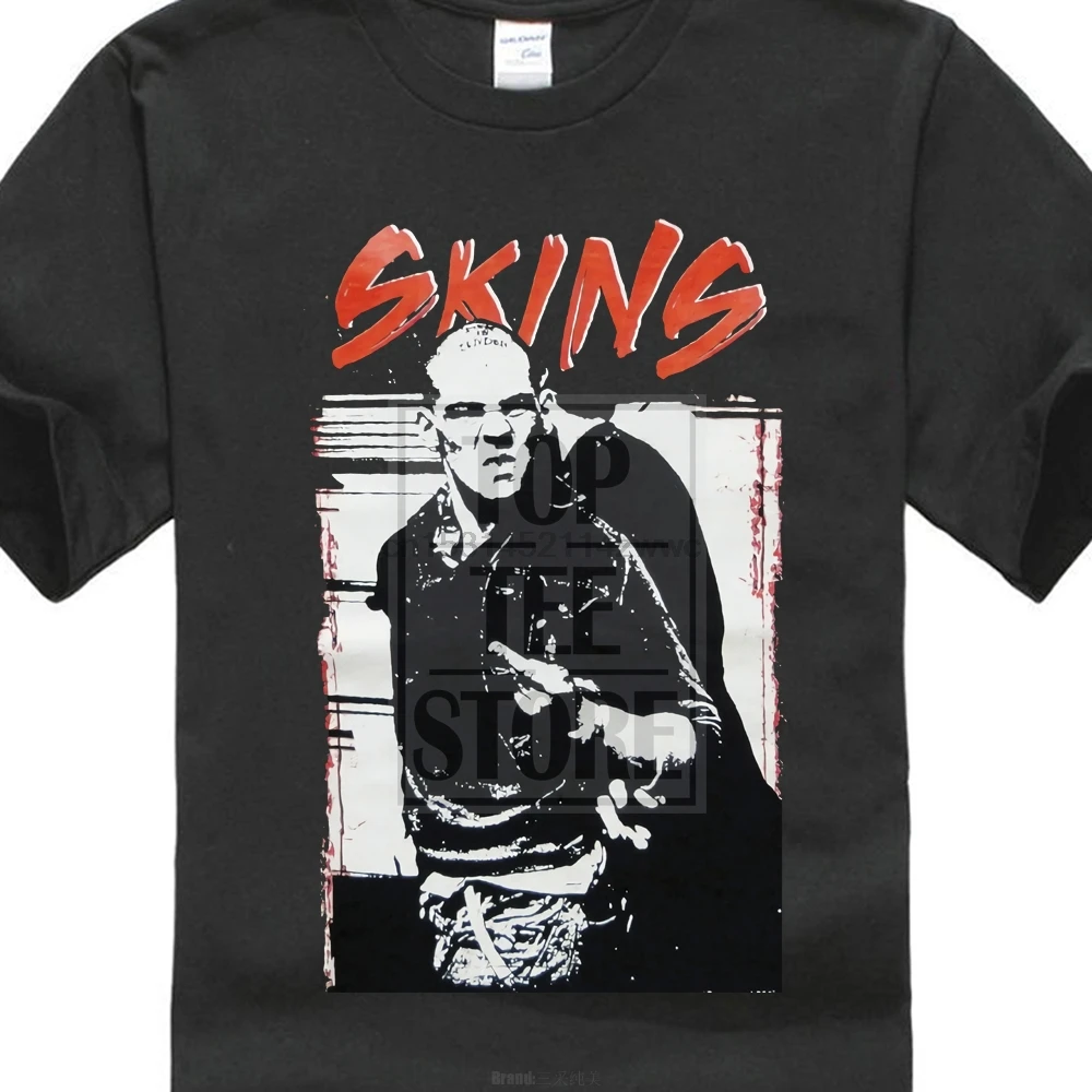 Мужская футболка с коротким рукавом черная принтом в стиле панк 2020 | одежда