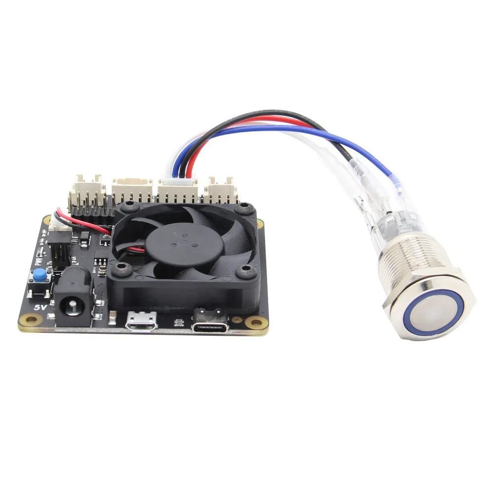 Bundle 4 Raspberry Pi X735 безопасное выключение управление питанием и автоматическое охлаждение платы для Raspberry Pi 4 Модель B/3B+(plus)/3B/2B - Цвет: Bundle 4