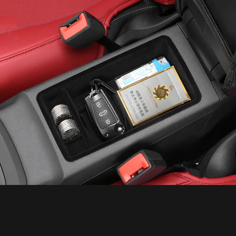

Car Interior Center Armrest Plate Storage Box for Audi Q2 2018 2019 2020 2021 Accessories Auto Styling Decoration Tray Parts