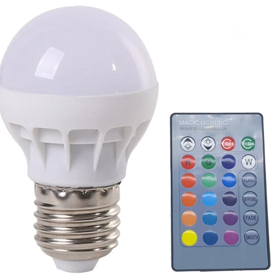 E27 светодиодная RGB Лампочка энергосберегающая 110 В 220 в 240 В светодиодный прожектор 16 цветов Изменение с ИК дистанционное управление Свет Волшебный светодиодный светильник - Испускаемый цвет: 1 remote 1 bulb