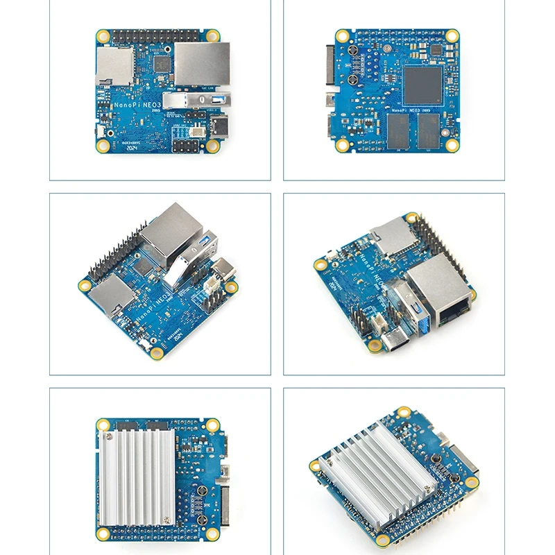 

Suitable for NanoPi NEO3 Whole Machine Gigabit Ethernet Port 2GB Large Memory OpenWrt/LEDE with Shell + Heat Sink