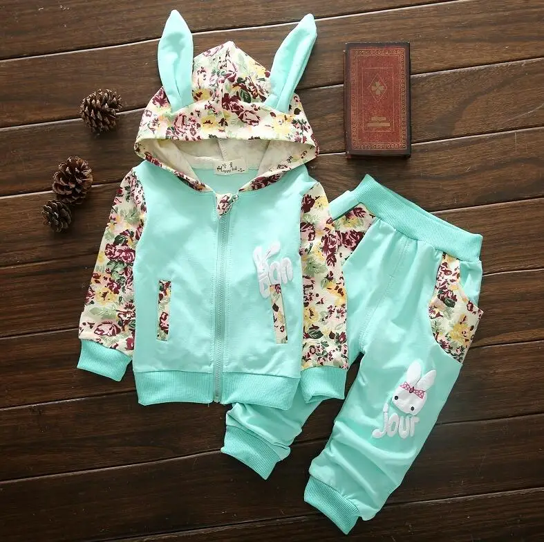 Детский длинный костюм с принтом на весну/осень|Комплекты одежды для девочек| |