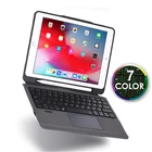 Умный чехол для iPad 5 6 Air Air2, чехол с Bluetooth-клавиатурой для iPad 9,7, 2017, 2018 Pro, 9,7, сенсорная панель, клавиатура, силиконовый чехол-подставка