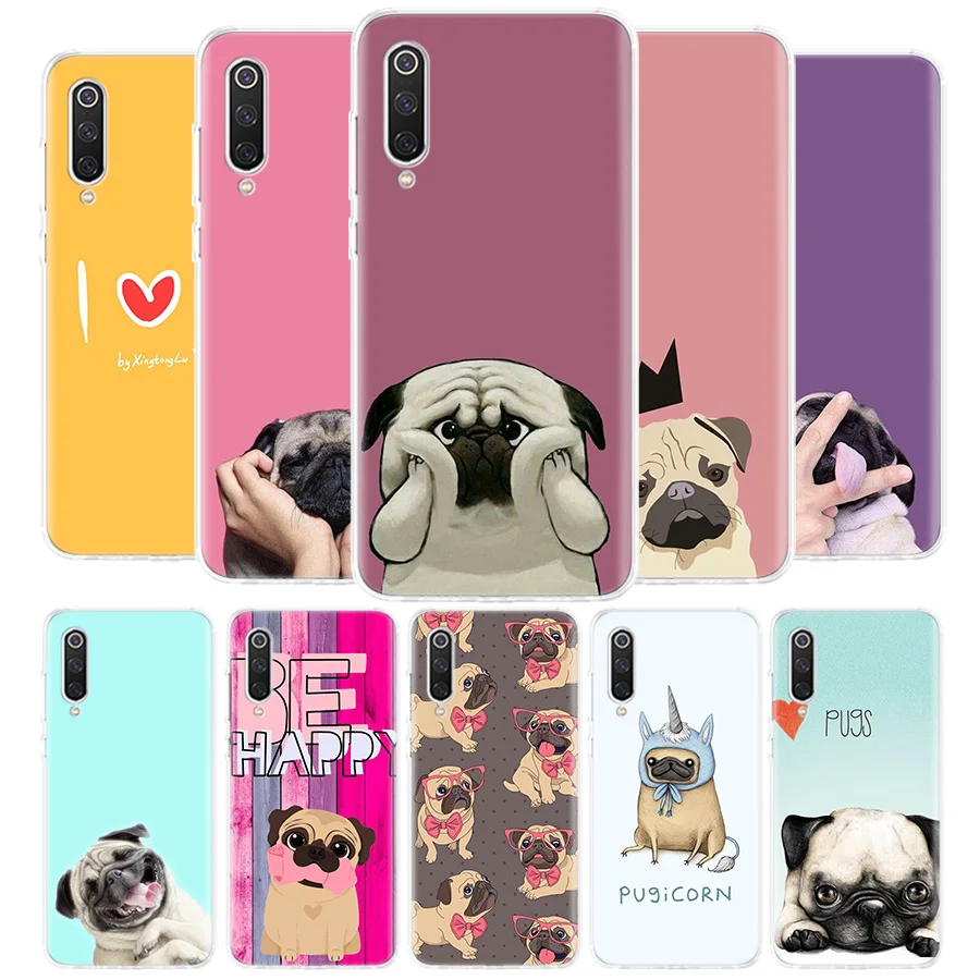 Чехол I love pugs для телефона Xiaomi Redmi Note 9S 10 9 8 8T 7 6 5 6A 7A 8A 9A 9C S2 Pro K20 K30 5A 4X|Бамперы| |