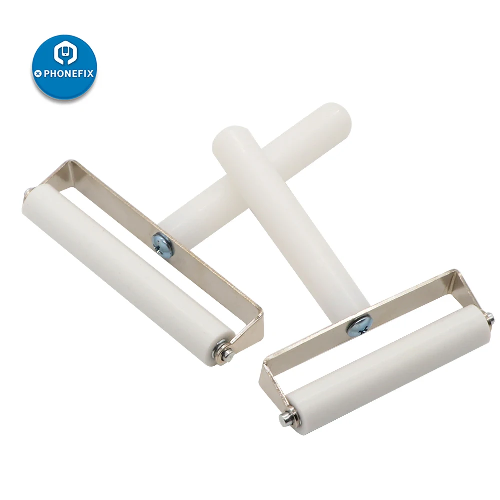 8/10CM Metal Handle Silicone Roller Mobile Phone Screen Protector Film Pasting LCD OCA Tools | Инструменты