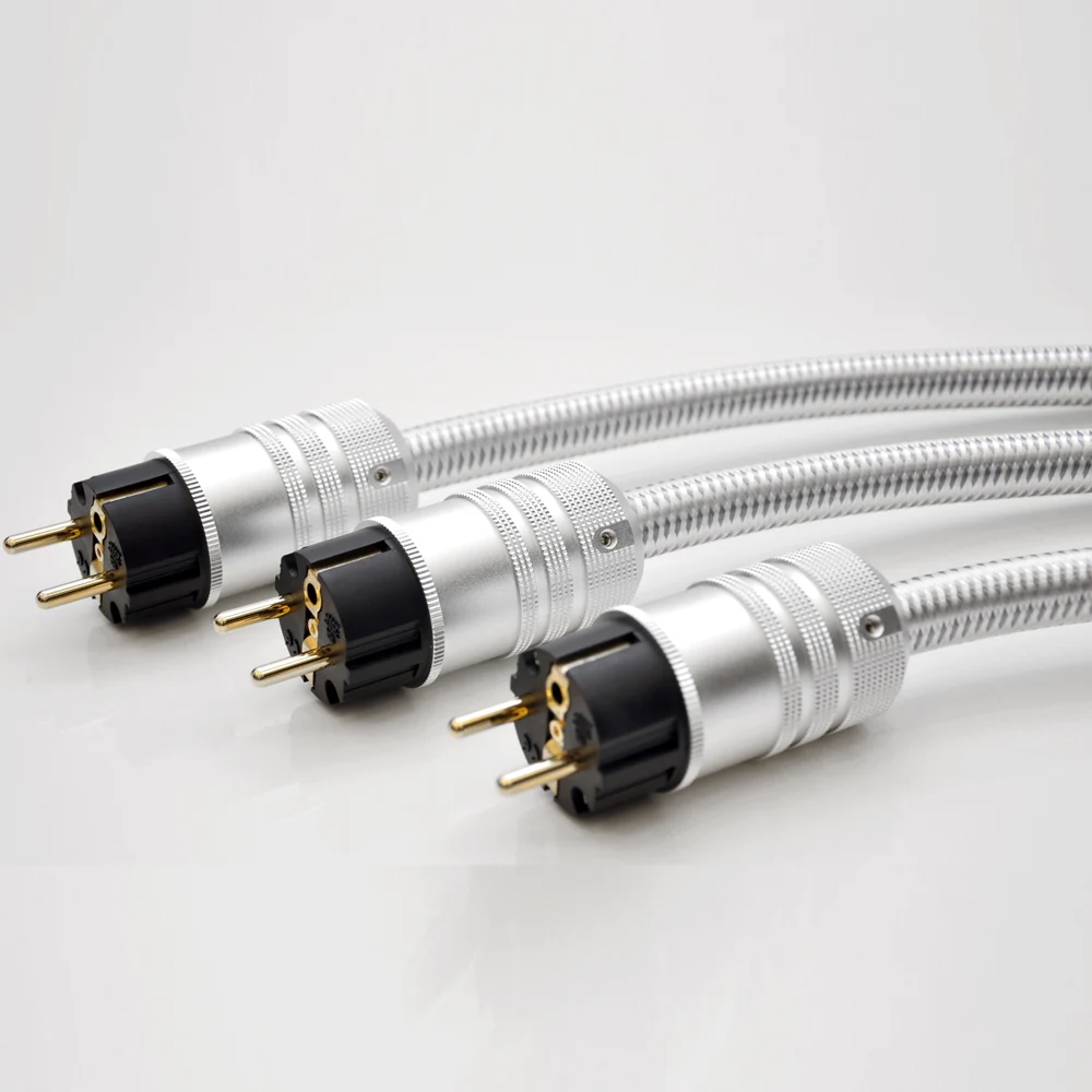 Кабель питания Audiocrast EU Schuko 5N OFC сетевой шнур переменного тока Hi-Fi кабель для