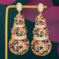 missvikki luxury gorgeous multicolor dangle earrings for women girl daily fashion gift bridal wedding earrings trendy jewelry