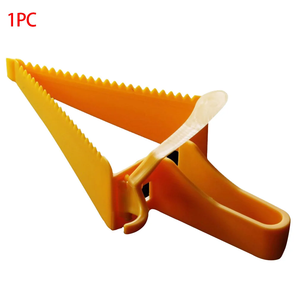 Безопасная слайсер для пирога Желтая Пластиковая кухонная утварь полезный резак