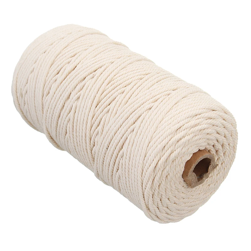 1 Roll Wall Hanging Braided Rope Flowerpot Holder Vase Basket Ornaments Decor Cotton Linen 130m Gardening Supplies | Дом и сад