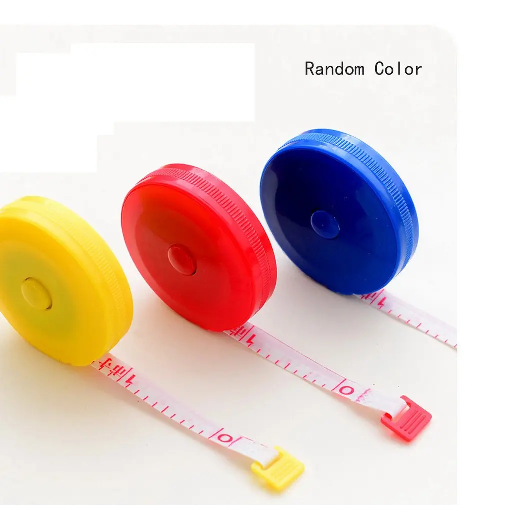 

60-Inch 1.5 Meter Soft and Retractable Tape Measure Medical Body Measurement Tailor Sewing Craft Cloth Dieting Measuring Tape
