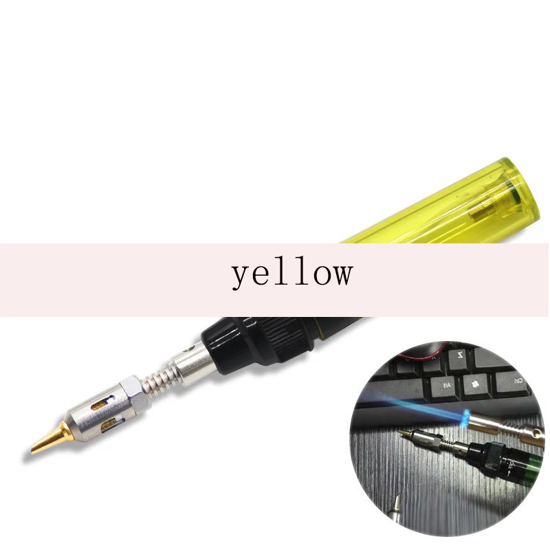 Многоцветный паяльник с ручкой Портативный Газовый многофункциональный