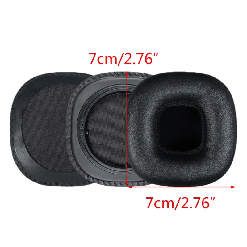 

Replacement Earpads Cushion Cover Headband for-M-ARSHALL Mid Bluetooth/MID ANC Headset Leather Mesh Ear Pads 95AF