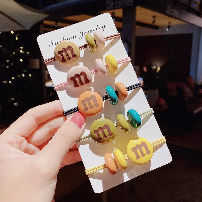 

1 шт./компл. конфетный шар для волос аксессуары для волос кольцо дикий резинкой галстук-бабочка волосы головной Канат