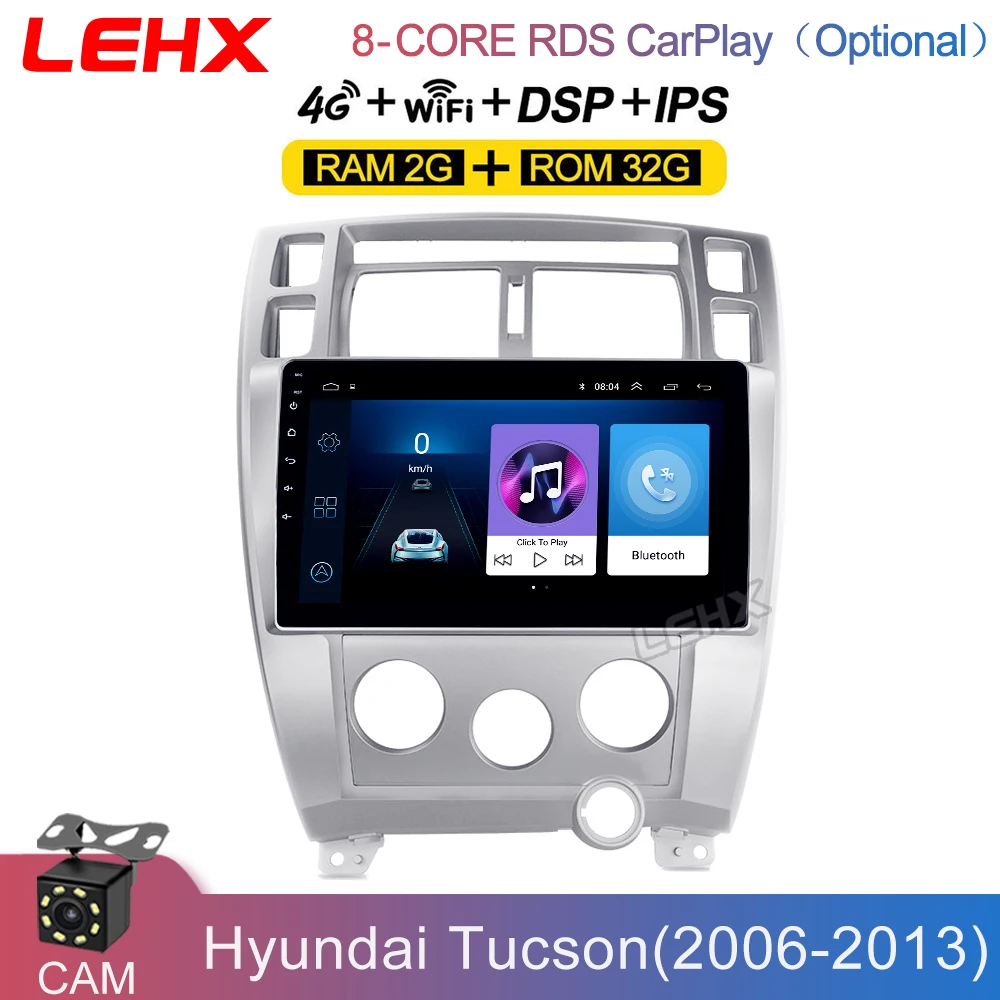 Автомагнитола LEHX для Hyundai Tucson мультимедийный видеоплеер на Android 10 1 экран 9 0 дюйма 2