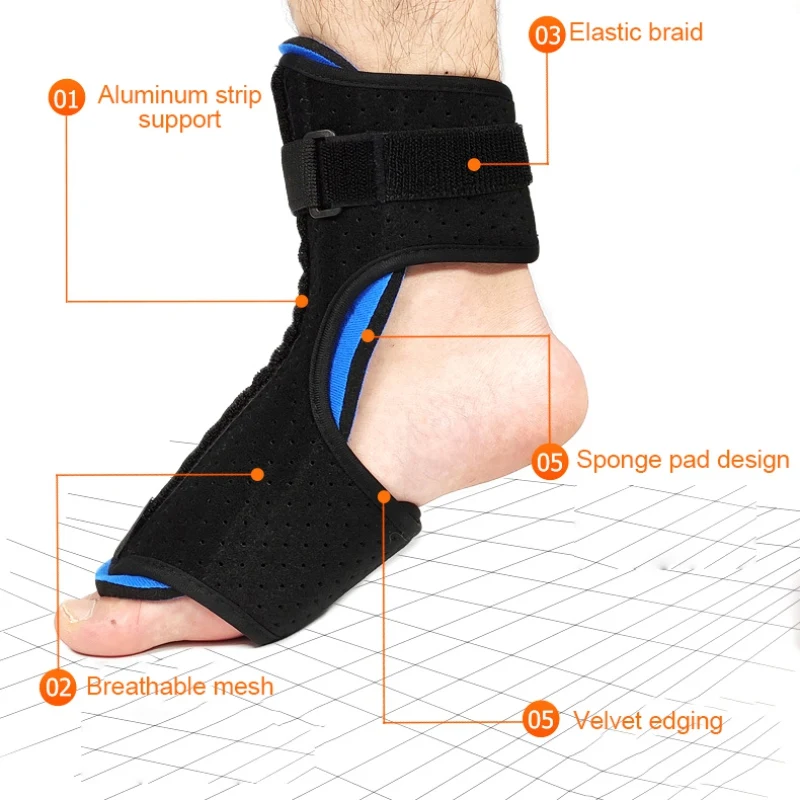 

Adjustable Ankle Support Brace Protector Ankle Splint Bandage Arthritis Pain Relief Guard Foot Splint Sprain Injury Ankle Brace