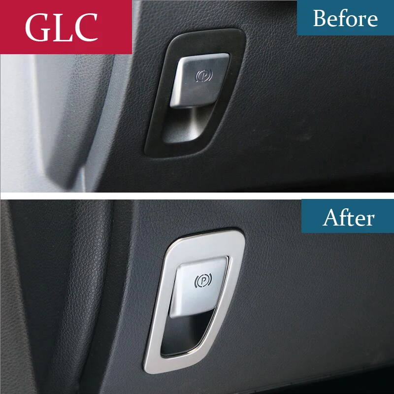 

Car Interior Electronic Handbrake Button Frame Cover Styling Sticker Trim for Mercedes Benz GLC X205 GLC200 GLC260 GLC300